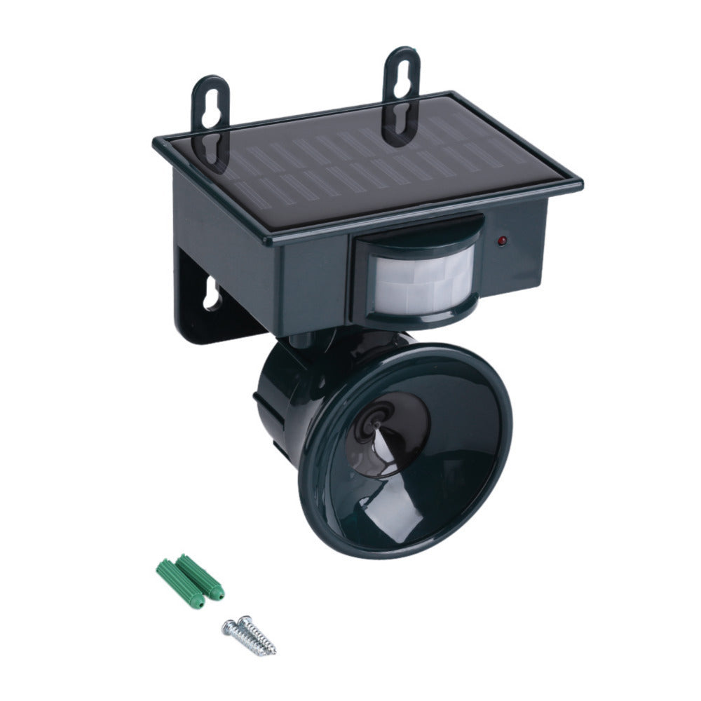 Solar Ultrasonic Rodent Repeller Cat Deterrent Dog Repeller Animal Repeller Bird Repeller Outdoor Waterproof Bird Scare Device