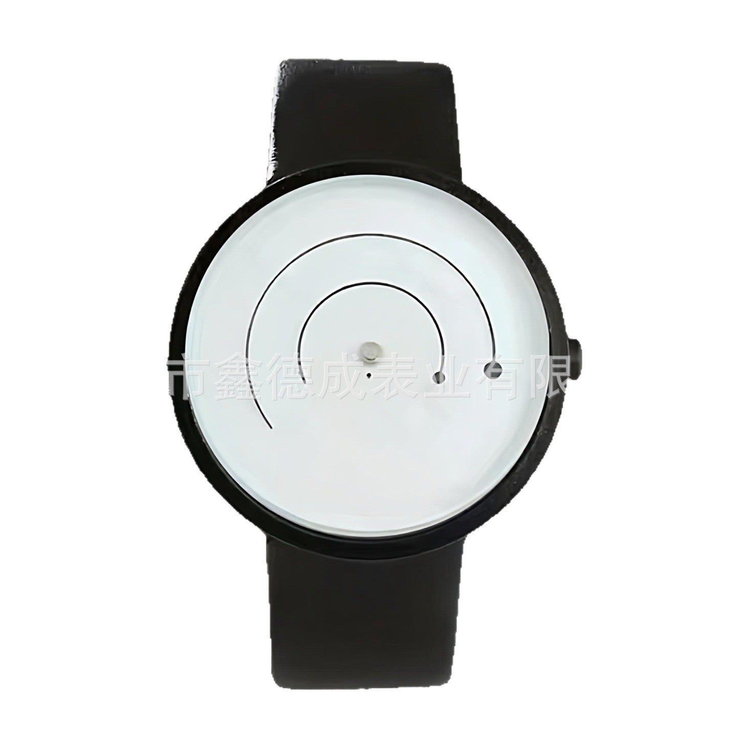 New concept pointerless watch with mesh dial, trendy and fashionable steel strap watch for young people.