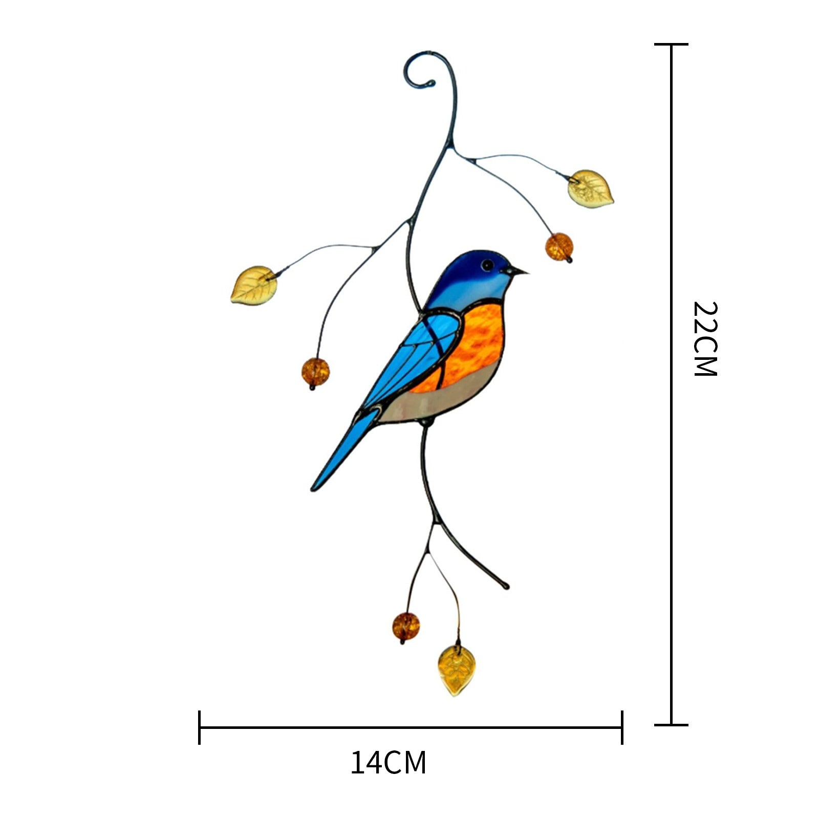 Bird Wallpaper Interior Home Decor Sticker Cartoon Pattern