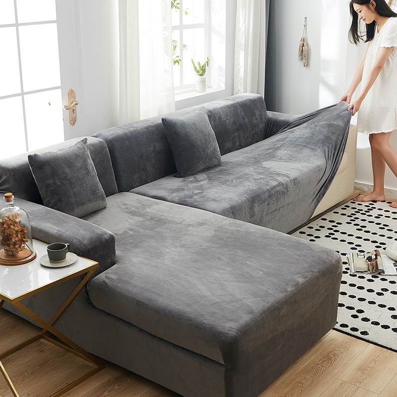 Elastic sofa cover all inclusive universal anti slip cushion dust cover